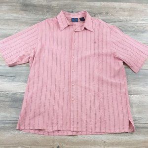 Wissam Mens 2XL Short Sleeve Shirt Jean Denim Culture Designer Embroidered Rose